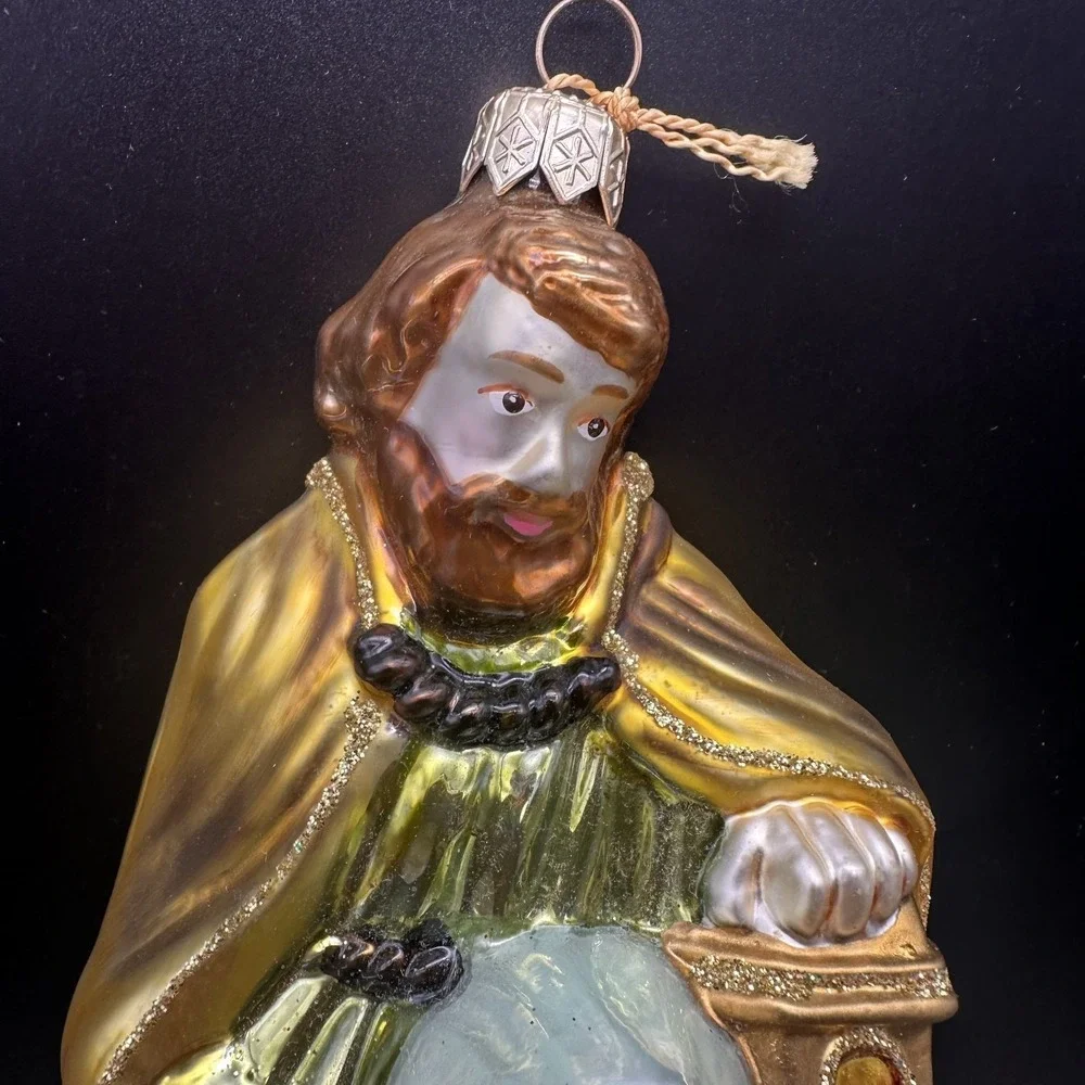 KURT ADLER POLONAISE VATICAN HOLY‎ FAMILY ORNAMENT AP898 6.5